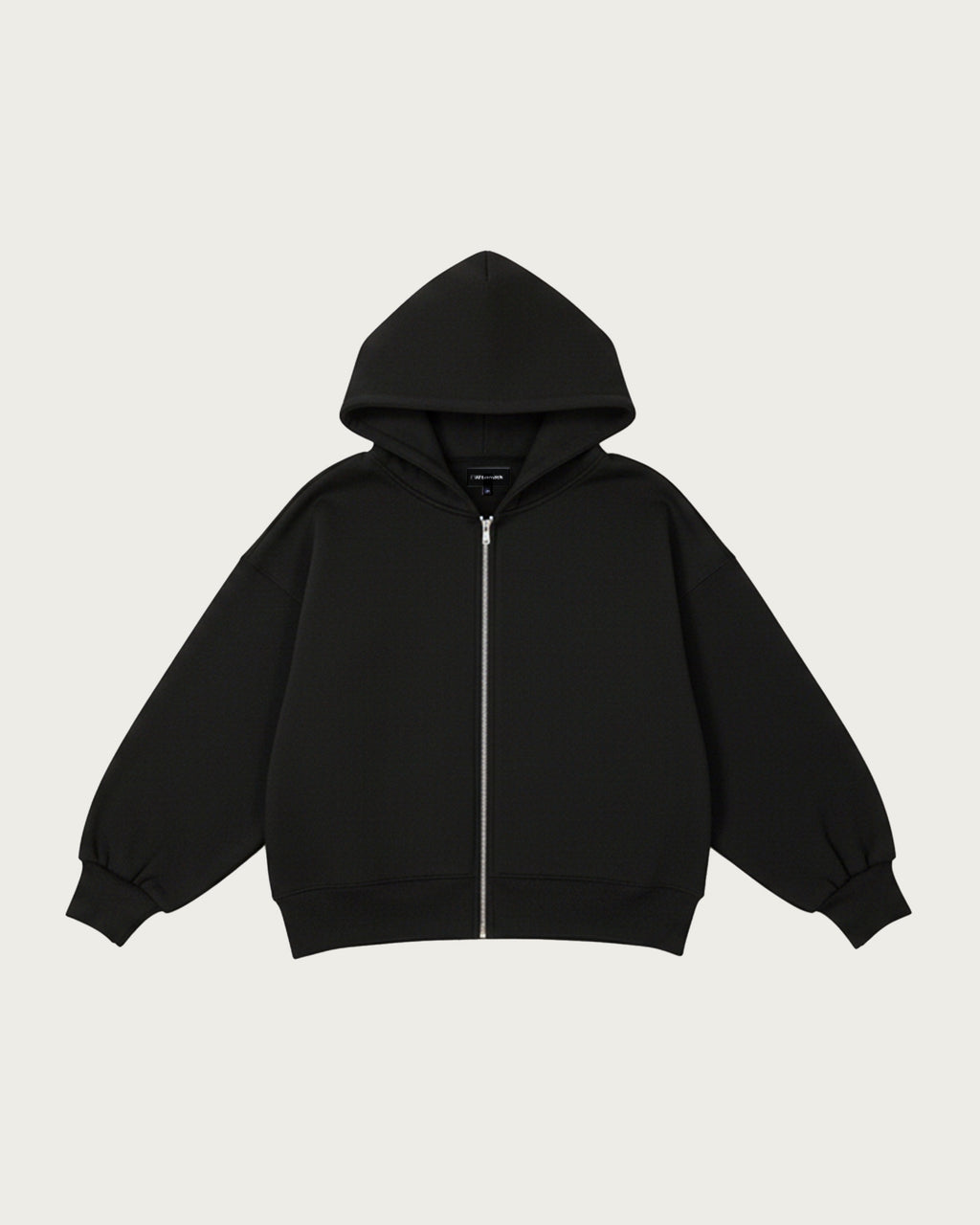 Studio Cut Zipper in Coal Dust