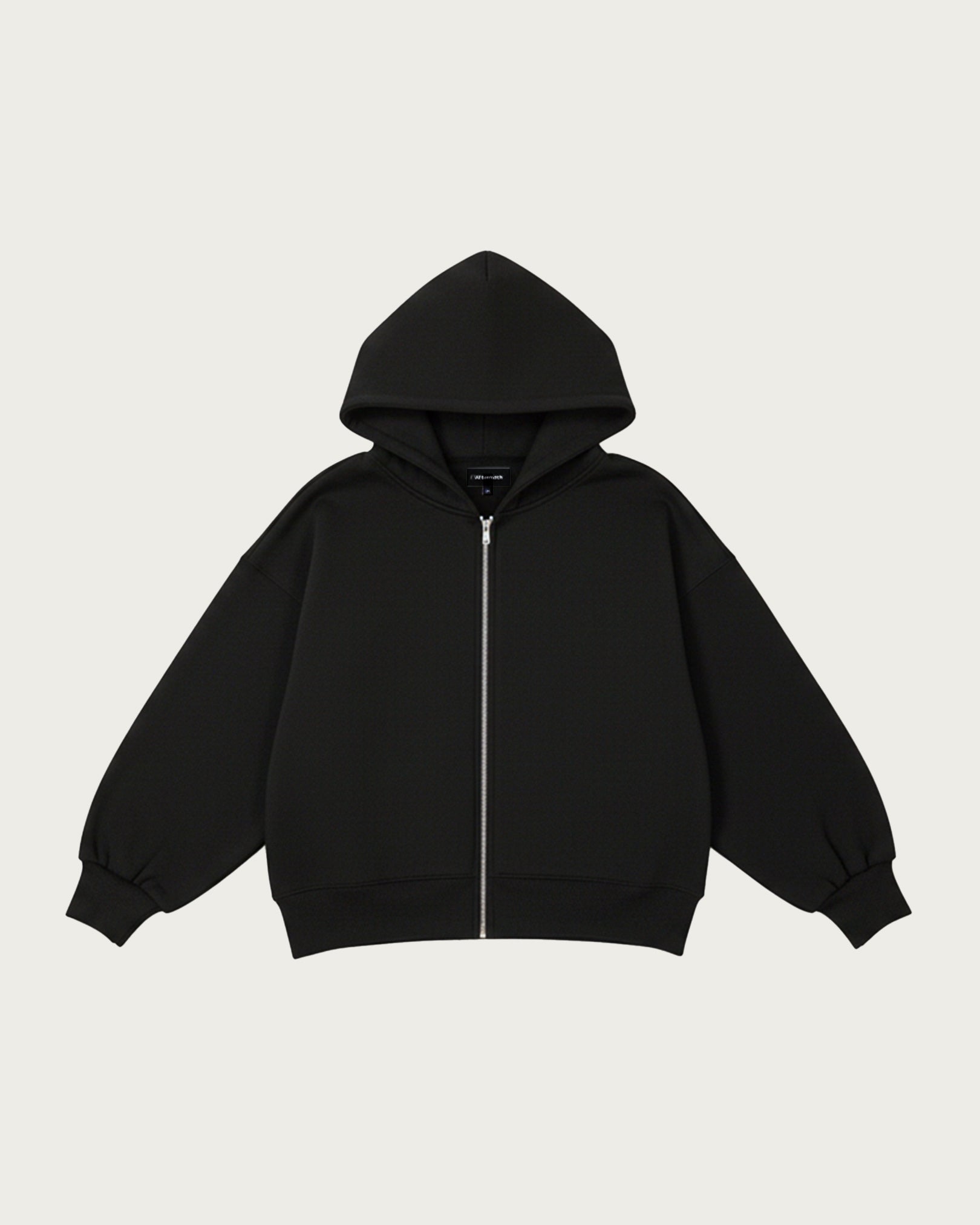 Studio Cut Zipper in Coal Dust