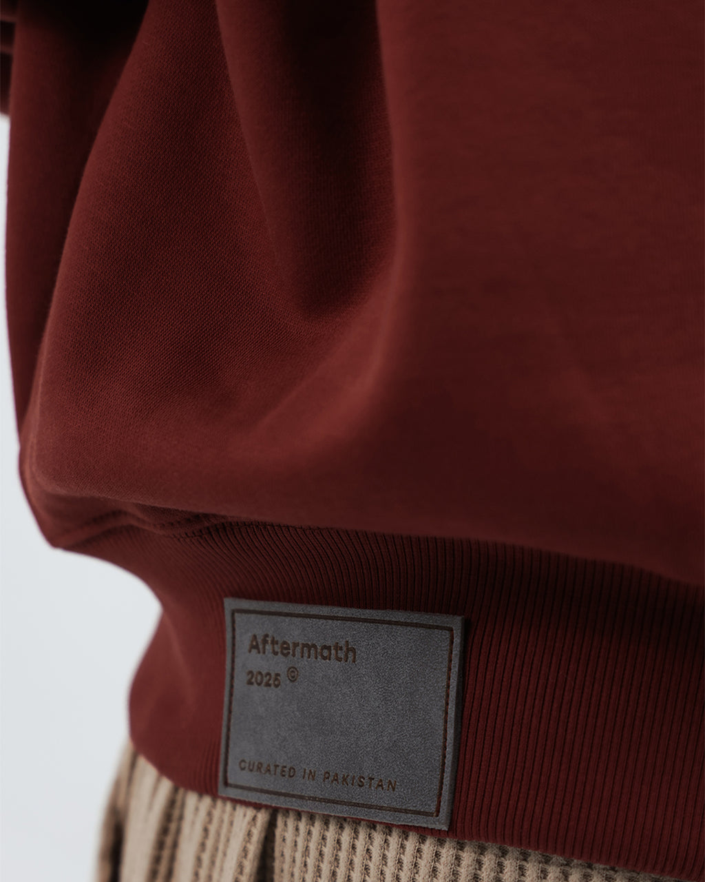 Studio Cut Zipper in Burnt Terra