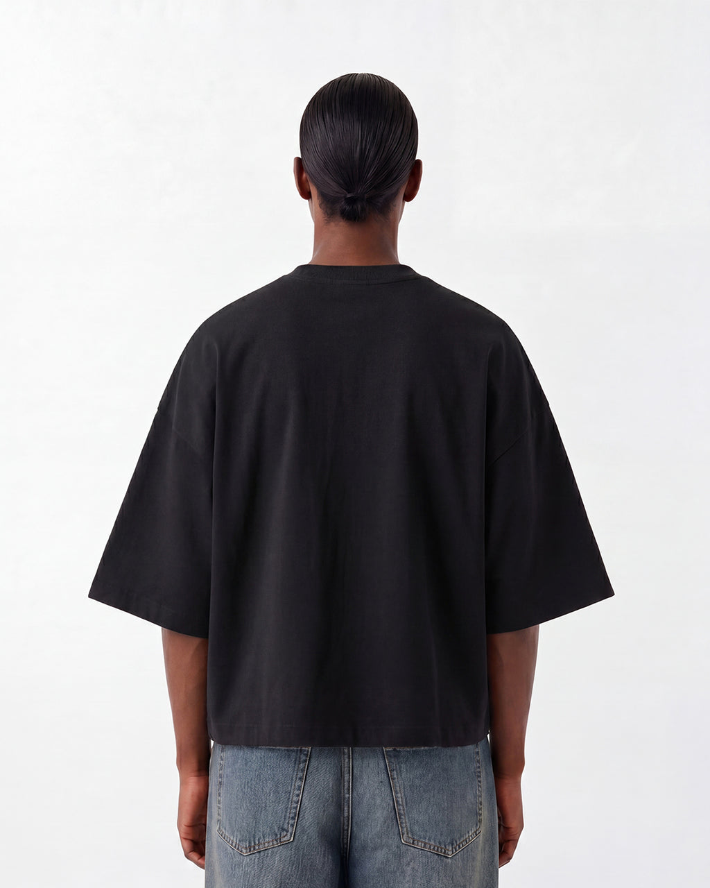 Studio Block T-Shirt in Coal Dust