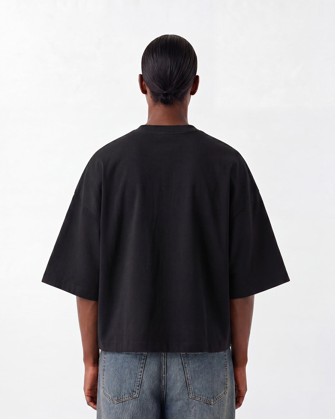 Studio Block T-Shirt in Coal Dust