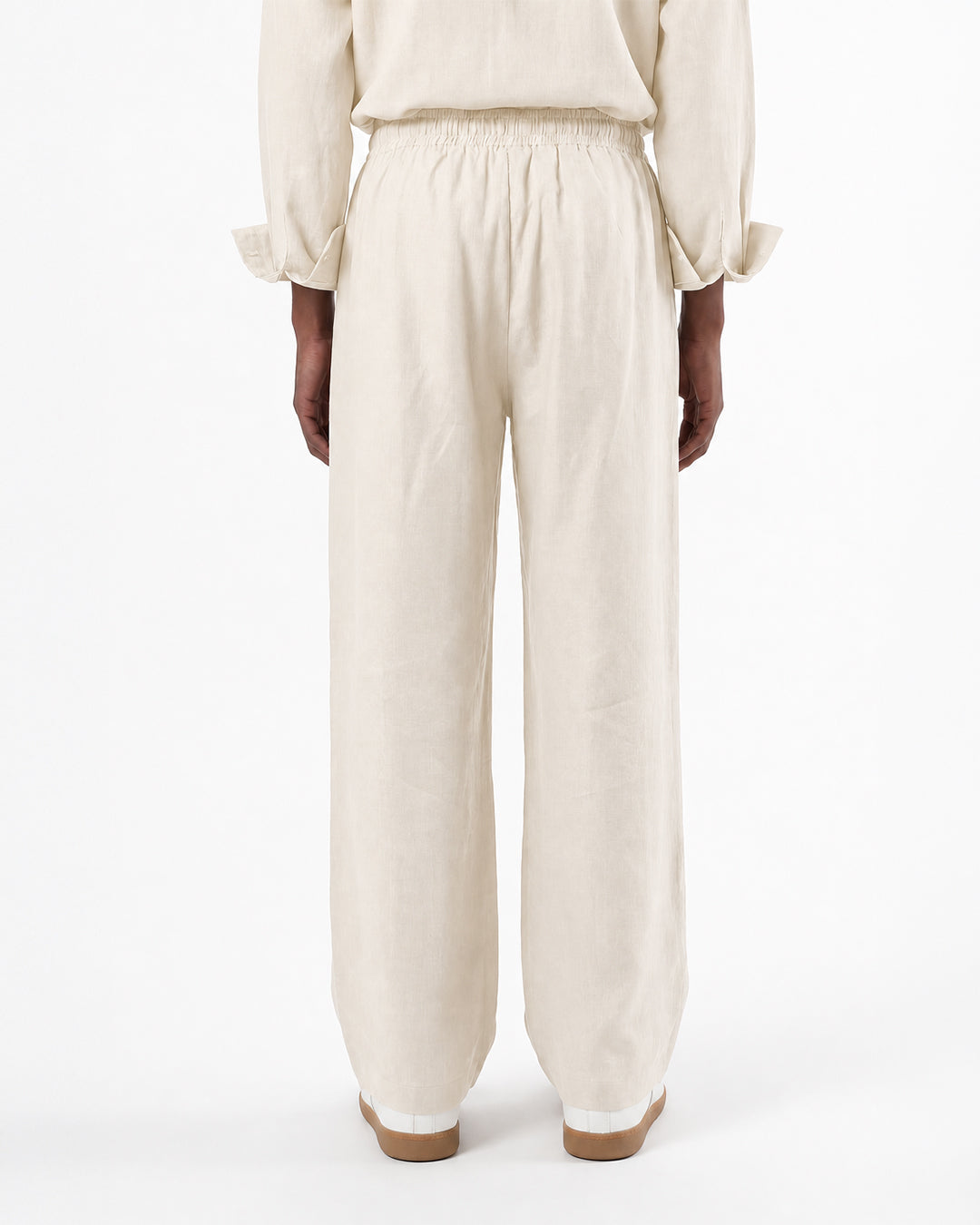 Studio Drape Trouser in Sun Foam