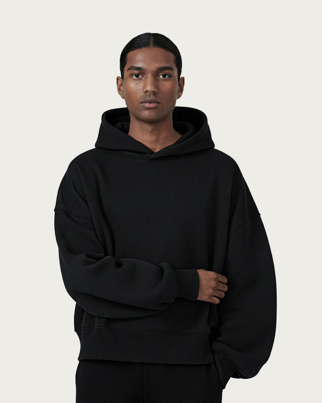 Studio Cut Hoodie in Coal Dust