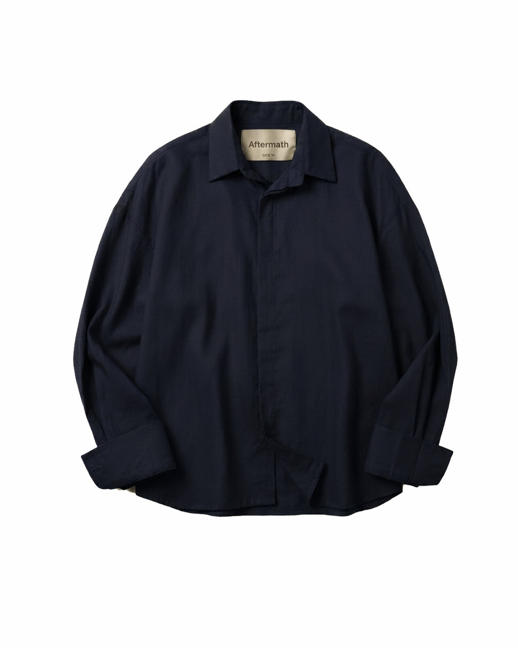 Studio Drape Shirt in Late Dusk