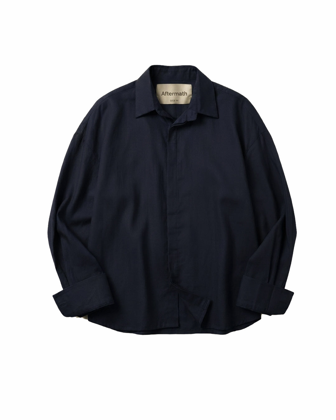 Studio Drape Shirt in Late Dusk